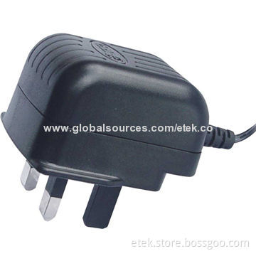 5W Switching Power Adapter with UK AC Plug